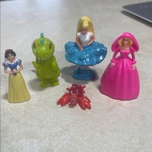 Miscellaneous Miniatures Character Toy Set Barbie, Disney, Nickelodeon